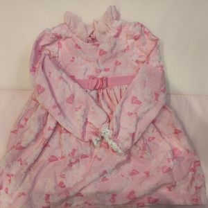 Baby girl pink flower dress size 4